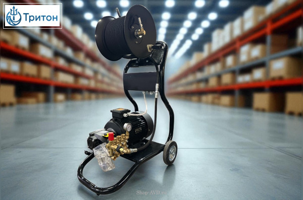 АВД ТРИТОН H 21/200 TS 7.5 T   (на тележке, электрика с теплозащитой)