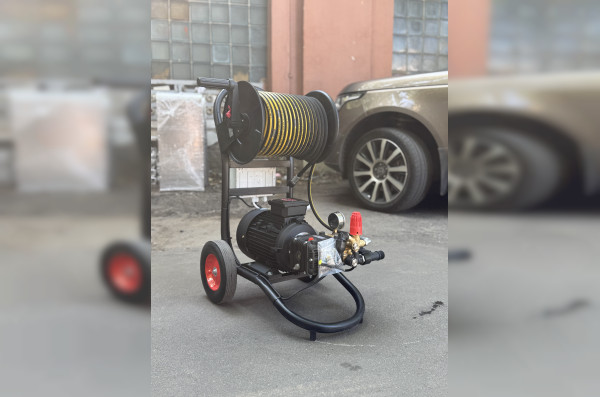 АВД Тритон Т 15/200 TS 5.5 Т (на тележке + электрика с тепловым реле + Выключатель потока + фильтр)