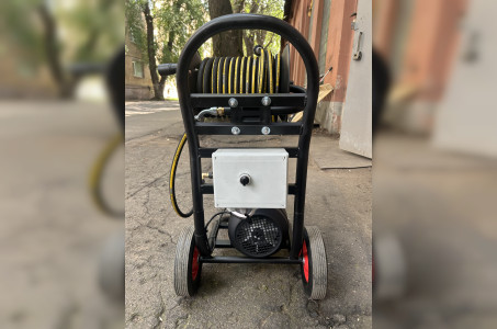 АВД Тритон Н 15/200 TS 5.5 Т (на тележке с катушкой 30 метров, с манометром, электрика с теплозащитой)