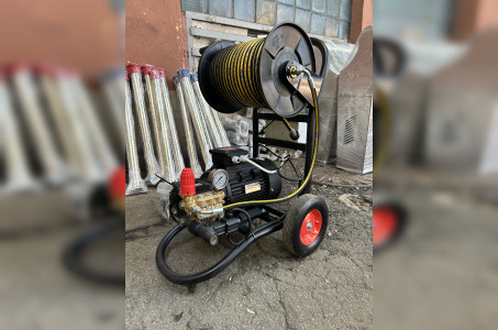 АВД Тритон Т 15/200 TS 5.5 Т (на тележке + электрика с тепловым реле + Выключатель потока + фильтр)