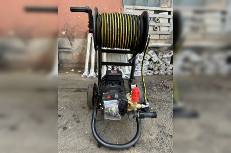 АВД Тритон Т 15/200 TS 5.5 Т (на тележке + электрика с тепловым реле + Выключатель потока + фильтр)