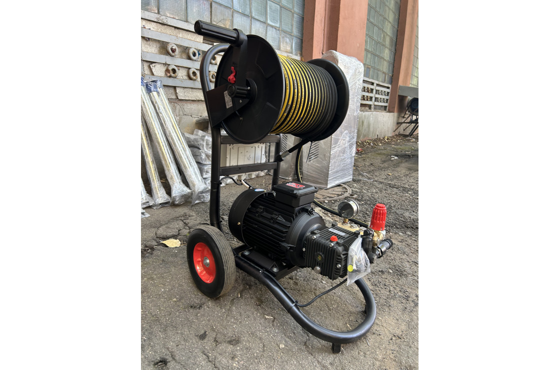 АВД Тритон Т 15/200 TS 5.5 Т (на тележке + электрика с тепловым реле + Выключатель потока + фильтр)