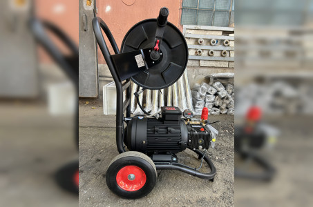 АВД Тритон Т 15/200 TS 5.5 Т (на тележке + электрика с тепловым реле + Выключатель потока + фильтр)