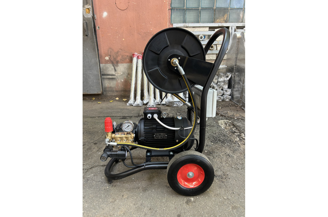 АВД Тритон Т 15/200 TS 5.5 Т (на тележке + электрика с тепловым реле + Выключатель потока + фильтр)