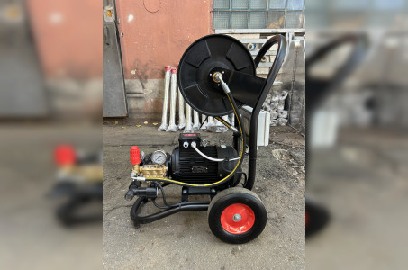 АВД Тритон Т 15/200 TS 5.5 Т (на тележке + электрика с тепловым реле + Выключатель потока + фильтр)