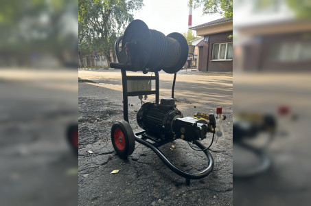 АВД Тритон Н 15/200 TS 5.5 N (на тележке с барабаном 30м на двигателе Николини)