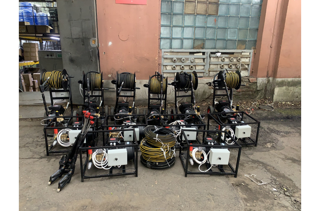 АВД Тритон T15/200 TS 5.5 T ( на раме, термоклапан, электрика с теплозащитой IP 65 380 в, провод 4х-жильный 3 метра)