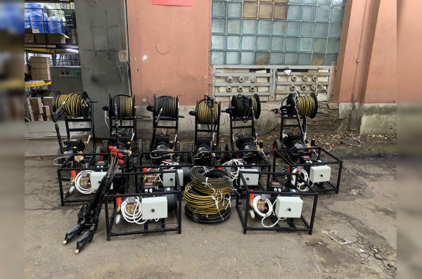 АВД Тритон T15/200 TS 5.5 T ( на раме, термоклапан, электрика с теплозащитой IP 65 380 в, провод 4х-жильный 3 метра)