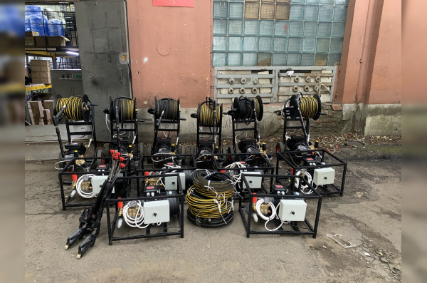 АВД Тритон T15/200 TS 5.5 T ( на раме, термоклапан, электрика с теплозащитой IP 65 380 в, провод 4х-жильный 3 метра)