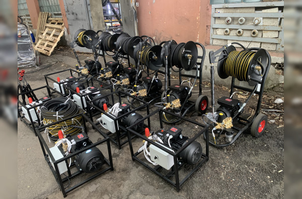 АВД Тритон T15/200 TS 5.5 T ( на раме, термоклапан, электрика с теплозащитой IP 65 380 в, провод 4х-жильный 3 метра)