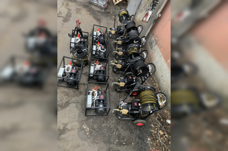 АВД Тритон AR 15/200 TS 5.5 T ( на раме, термоклапан, электрика с теплозащитой IP 65 380 в, провод 4х-жильный 3 метра)