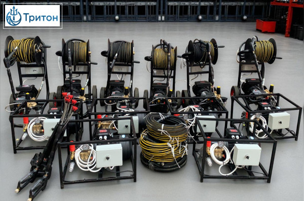 АВД Тритон T15/200 TS 5.5 T ( на раме, термоклапан, электрика с теплозащитой IP 65 380 в, провод 4х-жильный 3 метра)