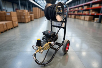 АВД ТРИТОН AR 14/160 BP 3 T (на тележке, с катушкой,манометром, электрика с тепловым реле, регулятор VRT3 160 бар легкий старт)