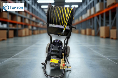 АВД Тритон M 21/250 BP 9.0 на тележке, катушка 30 м, аварийный клапан, манометр, фильтр)