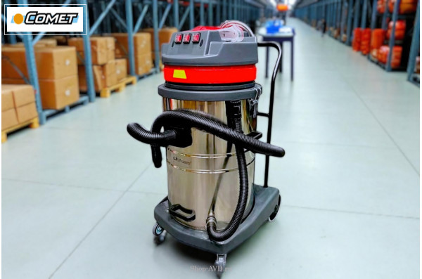 Пылесос BF580-3 для влажной и сухой уборки 3-х турбинный