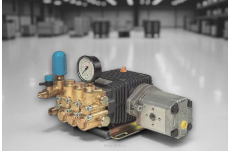 Насос высокого давления THY 2715 (Гидро, манометр + опоры) 