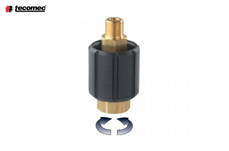 Поворотное соединение 1/4"M-1/4"F 350 бар Viton