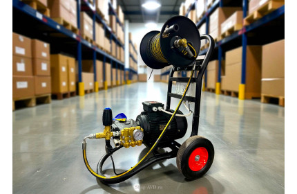 АВД Тритон AR 15/20 VRT 5.5 T (на тележке с барабаном, электрика с термозащитой )