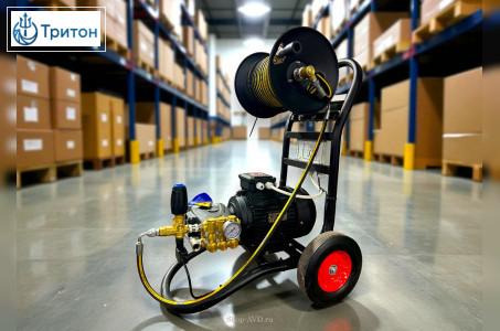 АВД Тритон AR 15/20 VRT 5.5 T (на тележке с барабаном, электрика с термозащитой )