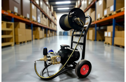 Гидродинамическая машина АВД Тритон AR 15/20 VRT 5.5 T (на тележке с барабаном, электрика с термозащитой )