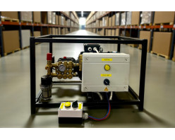 АВД ТРИТОН C ZW 15/207 TS 5.5 T (на раме, аварийный регулятор давления SVL28, манометр, тепловое реле)