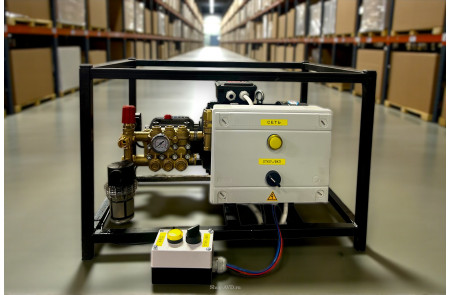 АВД ТРИТОН C 15/207 TS 5.5 T (на раме, аварийный регулятор давления SVL28, манометр, тепловое реле)