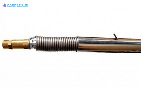 Консоль поворотная изогнутая н/ж 1800мм 22x1,5ш-ш