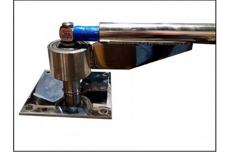 Консоль поворотная изогнутая н/ж 1800мм 22x1,5ш-ш