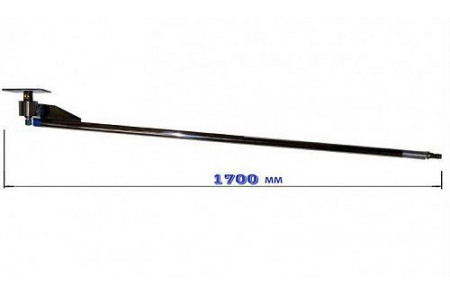 Консоль поворотная с наклоном (10гр) н/ж 1700мм