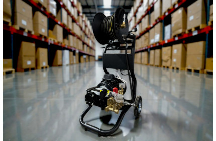 АВД ТРИТОН H 15/200 TS 5.5 N (на тележке, манометр, катушка, электрика с теплозащитой)