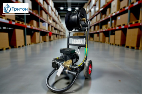 АВД Тритон T 11/250 T 3.0 ( на тележке, фильтр, сухой ход, электрика с теплозащитой, с катушкой)