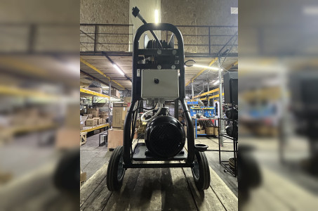 АВД ТРИТОН H 15/200 TS 5.5 N (на тележке, манометр, катушка, электрика с теплозащитой)