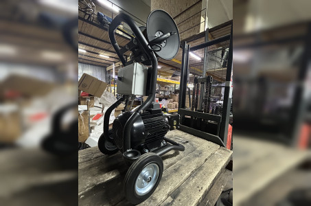 АВД ТРИТОН H 15/200 TS 5.5 N (на тележке, манометр, катушка, электрика с теплозащитой)