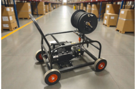 АВД Тритон T 30/300 T 12.5 ( тележка 4 колеса, барабан, манометр, электрика с теплозащитой)