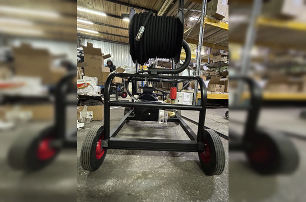 АВД Тритон T 30/300 T 12.5 ( тележка 4 колеса, барабан, манометр, электрика с теплозащитой)