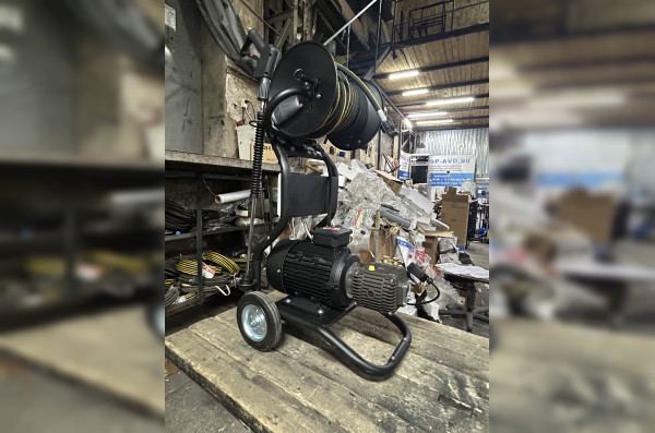 АВД Тритон B 15/200 TS 5.5 T ( на тележке, барабан, электрика с тёплозащитой)