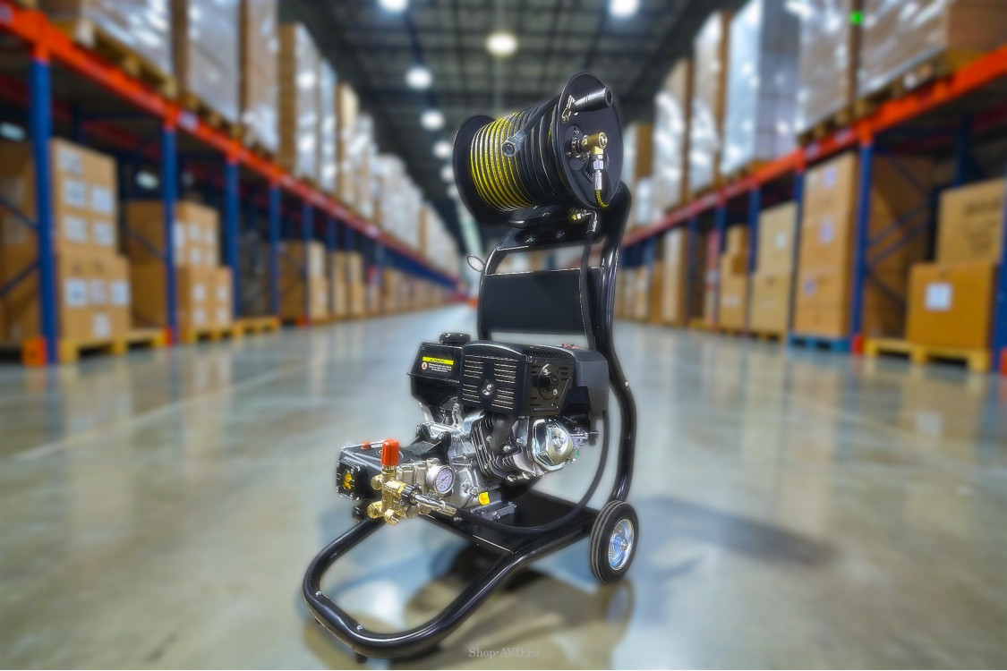 АВД Тритон AR 15/275 ВР 15.0 (на тележке, с катушкой, манометр)