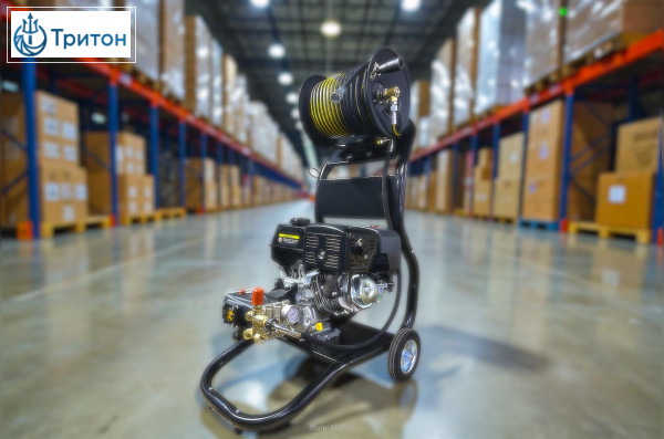 АВД Тритон AR 15/275 ВР 15.0 (на тележке, с катушкой, манометр)