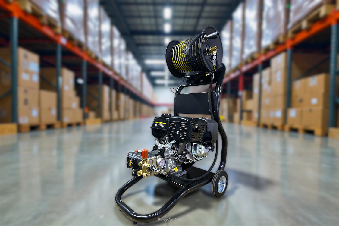 АВД Тритон AR 15/275 ВР 15.0 (на тележке, с катушкой, манометр)