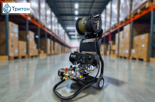 АВД Тритон AR 15/275 ВР 15.0 (на тележке, с катушкой, манометр)