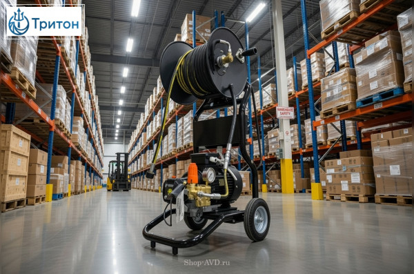 АВД Тритон Т 15/200 TS 5.5  (На тележке с барабаном, фильр, переходник)