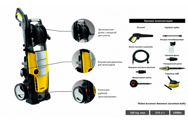 Мойка высокого давления GALA 160/510
