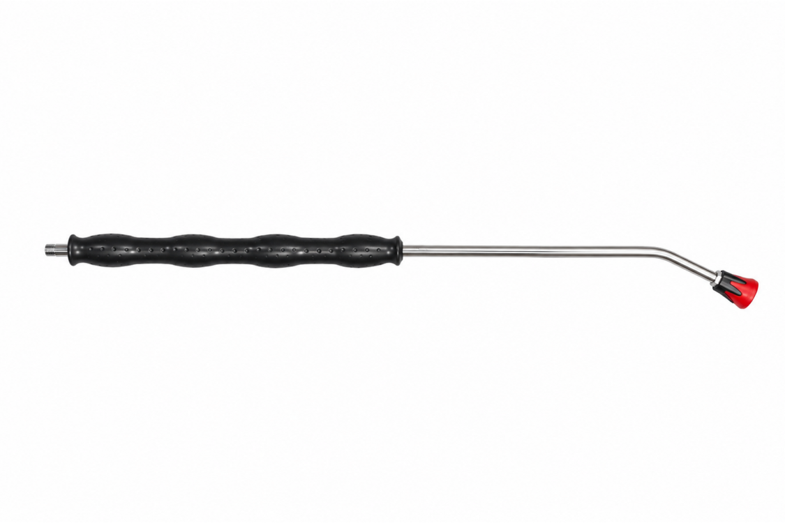 Копье L=70сm (изогнутое), с защитой форсунки, 1/4внеш, оцинк.сталь