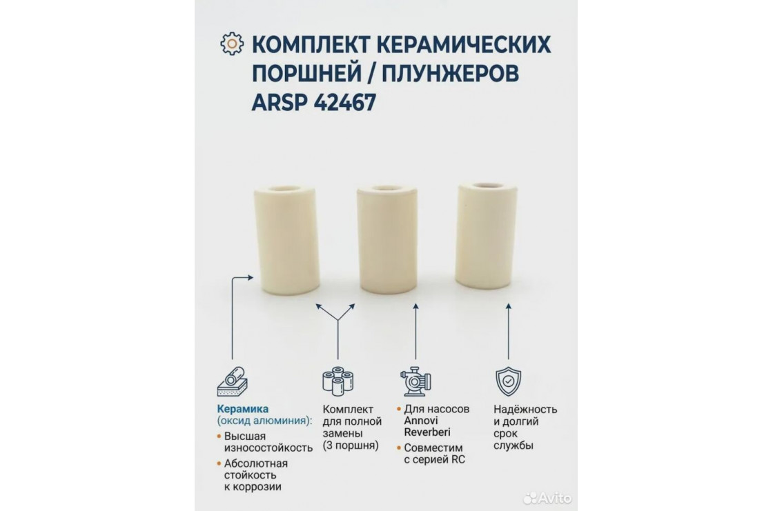 Комплект плунжеров Annovi Reverberi 42467