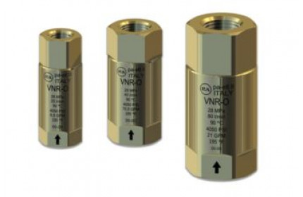 Обратный клапан VNR-OHD вход 3/8 г. выход 3/8 г. 40 л/мин 310 бар латунь