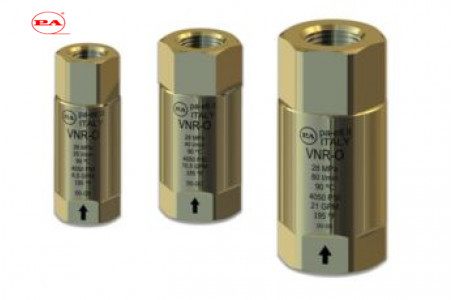 Обратный клапан VNR-OHD вход 3/8 г. выход 3/8 г. 40 л/мин 310 бар латунь