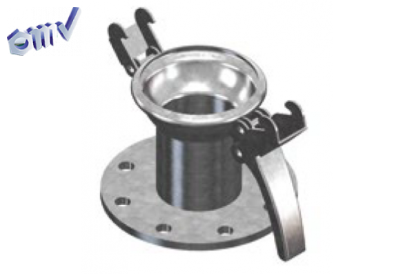 Шаровая розетка с фланцем EN1092-1, 120х125, уплотнительное кольцо