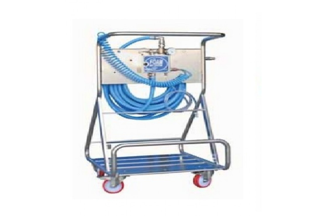 Моб. установка с пеногенер. системой Foam &amp; Wash B.P. 2-8 бар, с подачей воздуха, на 1 ср-во