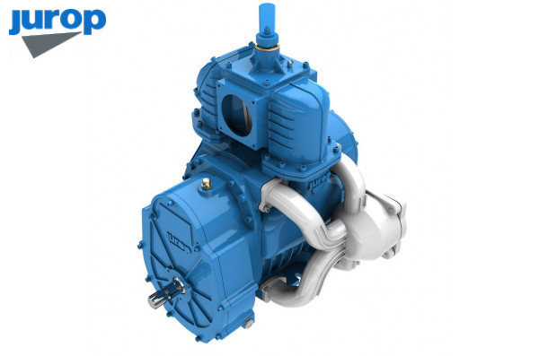 Насос вакуумный JUROP DL 95, 1000 об/мин, левое вращение, ручной клапан, гидромотор