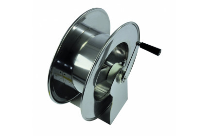 Барабан для шланга Барабан авто. для рук. дл. 50 м 1/4  (нерж.) 1/2г.3/8ш. 1000 бар